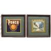 Image 1 : 2 1930s Framed Citrus Crate Label