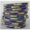 Image 1 : Eleven Inlayed Bangle Bracelets
