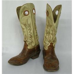 USA All Leather Cowboy Boots Size 8 1/2 D