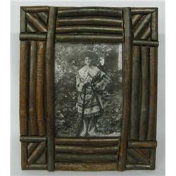 Antique Framed Black And White Photograph