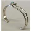 Image 2 : Navajo Silver and Turquoise Bracelet