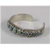 Image 2 : Vintage Navajo Silver Turquoise Bracelet