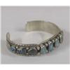 Image 3 : Vintage Navajo Silver Turquoise Bracelet