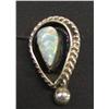 Image 5 : Navajo Silver Opal Necklace And Earrings Signed