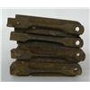 Image 2 : 4 Antique Cast Iron Star Table Brackets