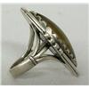 Image 2 : Navajo Silver and Agate Ring by P. Sunbird