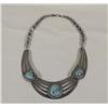 Image 1 : Navajo Silver Turquoise Choker