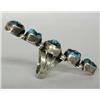Image 2 : Navajo Silver Turquoise Nugget Ring