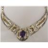 Image 2 : Navajo Amethyst Choker by Russell Sam