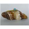 Image 1 : Zuni Banded Onyx Beaver Fetish by L. Boone