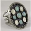 Image 2 : Navajo 3 Band Sterling Turquoise Bracelet