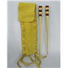 Image 1 : Apache Beaded Hair sticks w/Leather Pouch