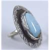 Image 2 : Navajo Silver Turquoise Ring