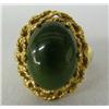 Image 1 : Estate 10kt Gold and Jade Ring