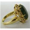 Image 2 : Estate 10kt Gold and Jade Ring