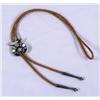 Image 1 : Turquoise MOP Jet Shriner's Bolo Tie