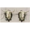 Image 1 : Pr Antique Cast Iron Bull Towel Racks