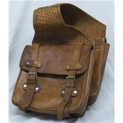 Vintage Leather Cowboy Saddle Bags