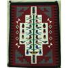 Image 1 : Navajo Ganado Pictorial Tree of Life Weaving Rug