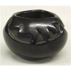 Santa Clara Blackware Bowl by Glenda Naranjo
