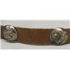 Image 2 : Navajo Leather Hat Band With Mercury Dimes