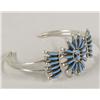 Image 2 : Zuni Needlepoint Bracelet Marked Etsate
