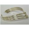 Image 2 : Navajo Silver Opal Bracelet Hallmarked H
