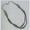 Image 1 : Navajo Silver Turquoise Double Strand Necklace