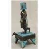 Image 2 : Zuni Inlay Turquoise Silver Kachina