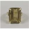 Image 2 : 14Kt Gold Citrine Ring Size 6 1/2
