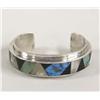 Image 1 : Navajo Inlay Bracelet Hallmarked