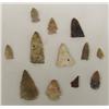 Image 1 : Collection of Authentic Arrowheads in Riker Box
