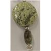 Image 3 : Natural Green Stone and Sterling Necklace