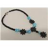 Image 1 : Western Turquoise Onyx Ironspur Necklace