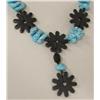Image 2 : Western Turquoise Onyx Ironspur Necklace