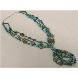 Navajo Turquoise Multi Strand Necklace