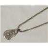 Image 1 : Silver Turquoise Pendant Necklace By MP