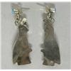 Image 2 : Zuni Channel Inlay Quail Pierce Earrings