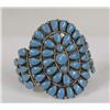 Image 1 : Zuni Turquoise Cluster Bracelet By GM
