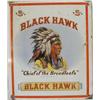 Image 1 : Antique Black Hawk Tin Sign