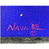 Image 2 : 1988 Original Acrylic On Canvas By Nava