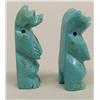 Image 2 : Pair Turquoise Bear Fetishes