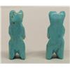 Image 3 : Pair Turquoise Bear Fetishes