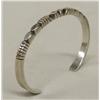 Image 1 : Navajo Hallmarked George Begay Silver Bracelet