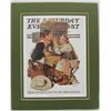 Image 1 : Matted Print The Saturday Evening Post Cover "Gary Cooper" by Rockwell