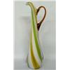 Image 1 : Hand blown Art Glass Pitcher