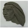 Image 1 : Carved Slate Indian Head