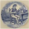 Image 3 : Five Blue and White Delft Plates