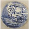 Image 4 : Five Blue and White Delft Plates