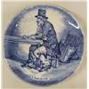 Image 5 : Five Blue and White Delft Plates
